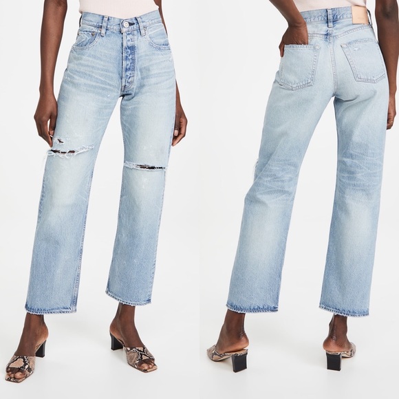 Moussy Denim - NWT Moussy Vintage MV Teaneck Wide Straight Jeans